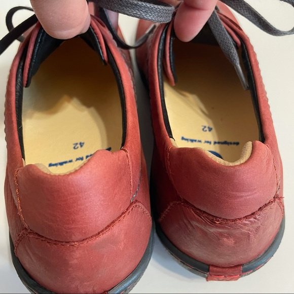 Wolky New Rhodos XW Oxblood Nepail Oiled 42 Red Shoes Leather Water Resitatant - Picture 6 of 11